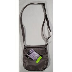 Travelon Crossbody Anti Theft Mini Shoulder Bag RFID Nutmeg Travel Purse NEW